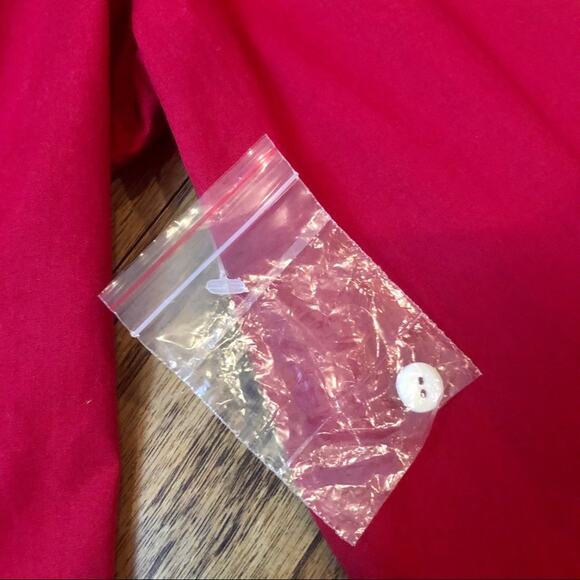 NEW Free People Red Long Sleeve Boho Mini Dress Small - Picture 10 of 13